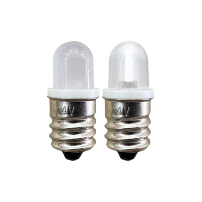 <b>E12 LED Bulb 12V 24V E12 Screw Base LED Indicator Light Bulbs Spot Lamps Miniature Warning Signal Lam</b>