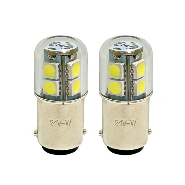 BA15D LED Bulb 12V 24V 5050 8SMD 1142 1076 1176 LED Replaceme
