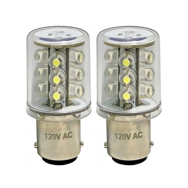 BA15D LED Light Bulb 120V AC BA15D 1142 12LED Beacon Lamp Bul