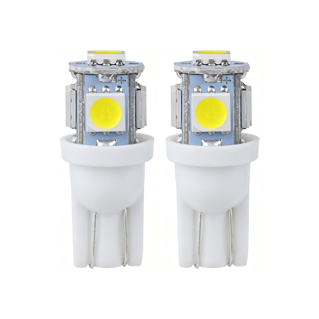 <b>T10 W5W 5050 5SMD 194 168 #555 Pinball Game Machine LED Light Bulb Auto Interior Lamp 6.3 AC/DC</b>