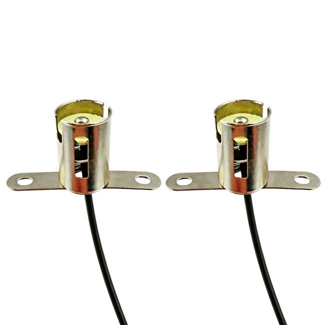 <b>BA15S Lamp Holder with Wire BA15S 1156 LED Bulb Bayonet Socket Adapter Car Light Bulb Socket</b>