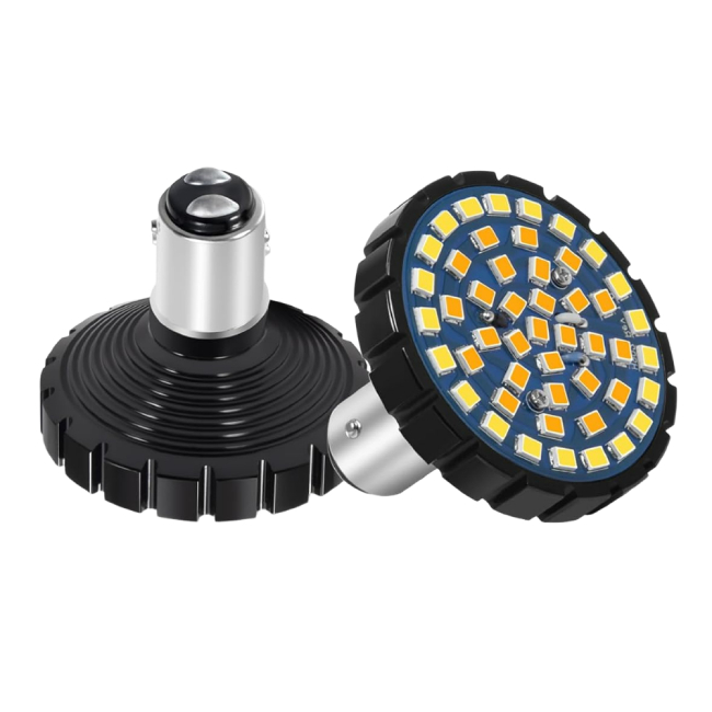 <b>1157 BAY15D 2835 48SMD LED Motorcycle Front Turn Signals Running Lights Harley Dyna Softail Road Glid</b>