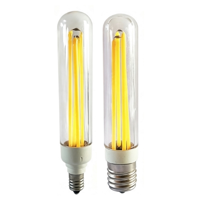 E10 E17 LED Tubular Filament Light Bulbs E10 E17 Light Bulb for Exit Sign Light Refrigerator Freezer 
