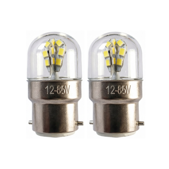 B22 Bayonet Cap LED Light Bulbs AC12-80V 2835 33SMD LED Bulb 