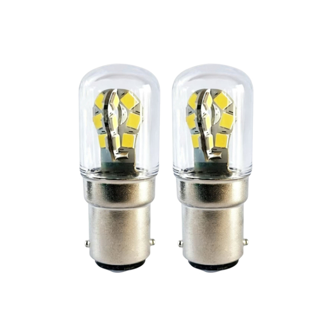 BA15D LED Double Contact Bayonet Base Sewing Machine Bulb 115