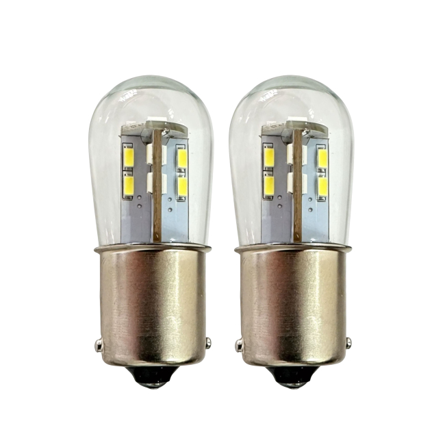 BA15S Single Contact Bayonet LED Light Bulbs 1156 P21W 3014 2