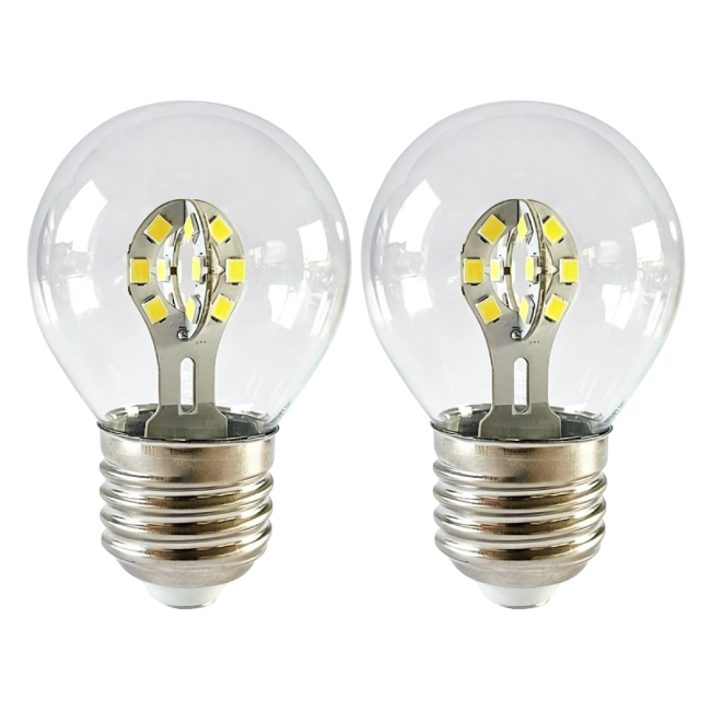 <b>G45 LED Light Bulb E27 4W Globe Vanity Bulbs 40 Watt Replacement Bulb Night Light Bulb E27 Bulb for C</b>