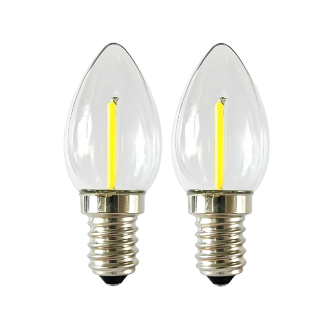 E12 C7/C22  LED Filament Night Light Bulbs E12 Screw Base Can