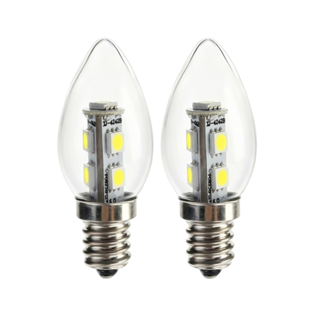 <b>C7 LED Candle Light Bulb C22 E12 5050 7SMD LED Replacement Bulb 110V 220V</b>