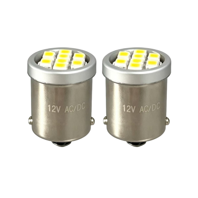 <b>#89 Bayonet Base Flasher Lamp BA15S 8SMD LED Bulb for Arcade Pinball Machine Light Bulb 12V</b>