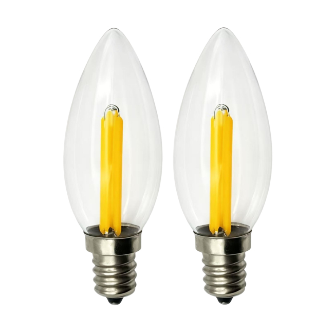 C25 LED Night Light Bulb E12 Candelabra LED Filament Candle L