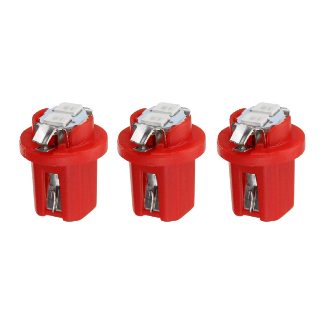 <b>T5 B8.5D 5050 2SMD Car LED Dashboard Instrument Light Bulbs Dash Panel Gauge Wedge Slope Bulb 12V</b>