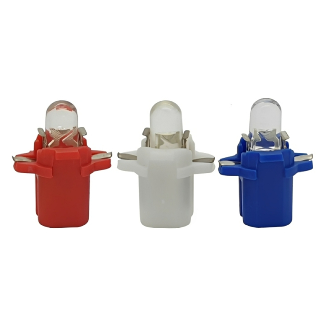 <b>T5 B8.3D LED Dashboard Instrument Panel Gauge Lights Car Interior Light Bulb 12V</b>