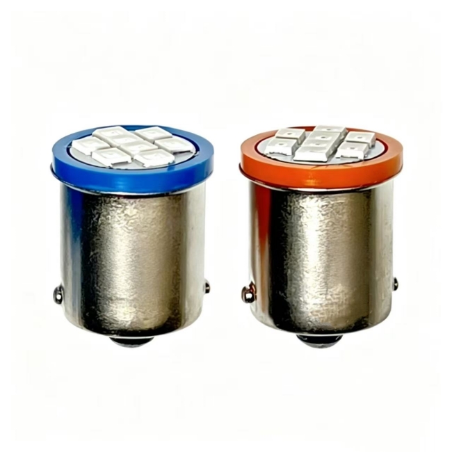 <b>1156 BA15S #89 Bayonet Base Flasher Lamp 12V 3528 8SMD LED Pinball LED Flasher Replacement Bulb</b>