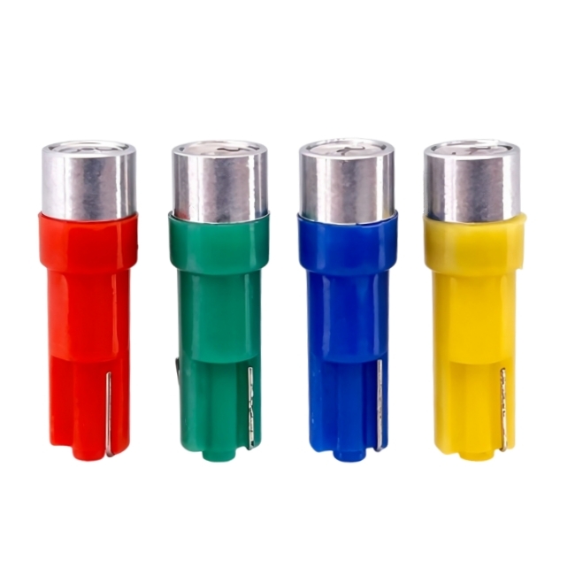 <b>T5 COB LED Wedge Instrument Panel Gauge Dash Cluster Light Bulb 17 57 37 73 74 T5 LED Light Bulb 12V </b>