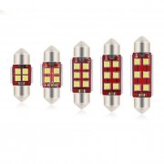 28 31 36 39 41mm LED Festoon Lamp Canbus Error Free C5W 3030 