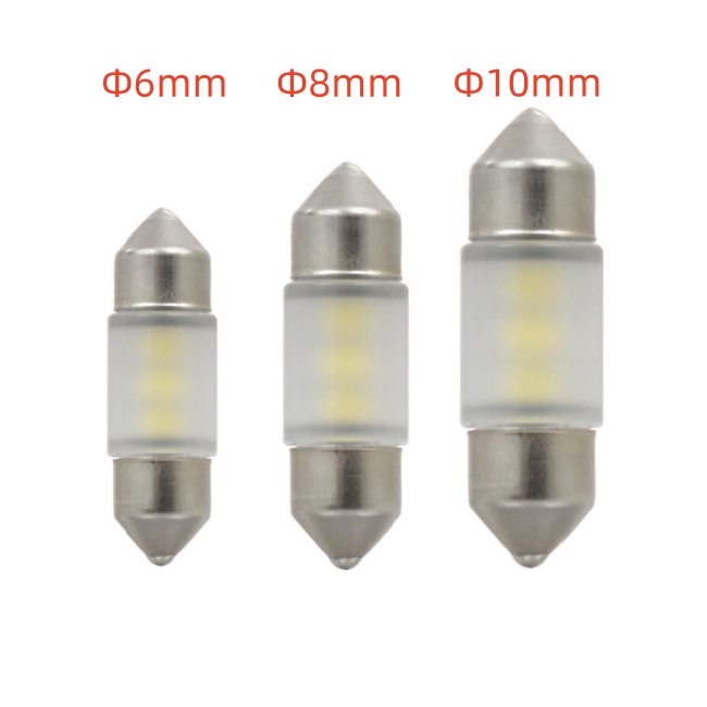 29mm 31mm LED Festoon Bulb 12V LED Dome Map Truck Licence Plate Light Bulbs Vanity Mirror Lights