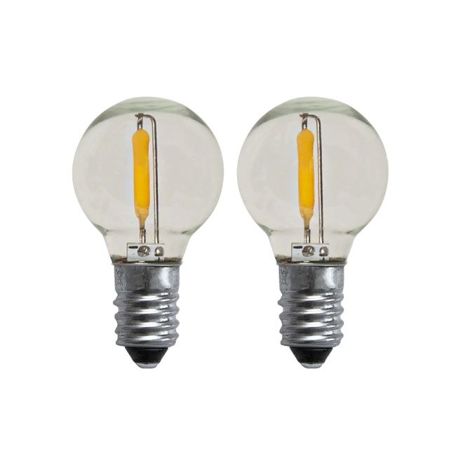 E10 LED Filament Bulb 23-55V 0.5W E10 Arch Bridge Bulb Christmas Lamp Spare Bulb