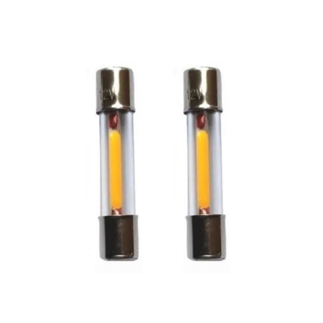 LED Filament Fuse lamp 6x31mm Hi-Fi Devices VCRs Lamp Light 12V LED Fuse Bulb for Automotive