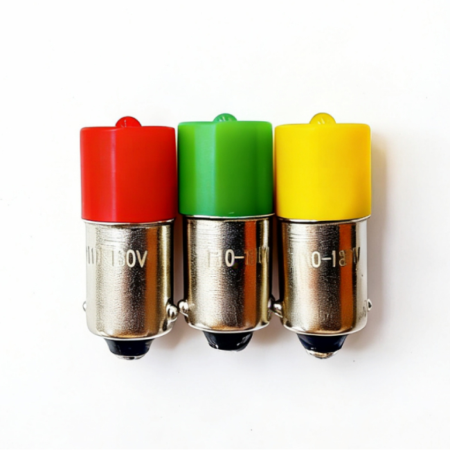 T-3 1/4 LED Indicator Lamp BA9S Single Contact Bayonet Base Miniature LED Replacement Bulb
