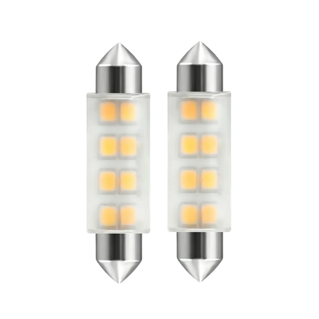 Festoon LED Bulb 12V 2835 8SMD Festoon Replacement Bulb Automotive Interior Dome Reading Map Cargo Lights