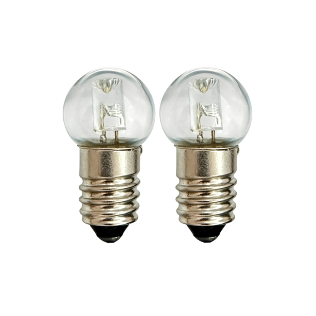 E10 Screw Base Spherical LED Bulb 3V 6V 12V Physics Electrical Experiment LED Bulb Flashlight LED Replacement Bulb