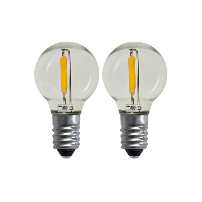E10 LED Filament Bulb 23-55V 0.5W E10 Arch Bridge Bulb Christmas Lamp Spare Bulb