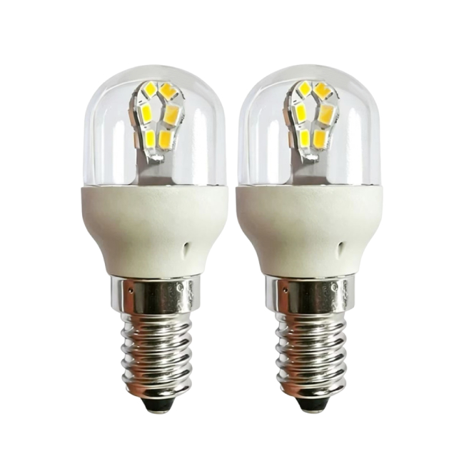 LED Refrigerator Light Bulb E14 LED Plastic Shell T26 Replacement Fridge Lamps 12-80V