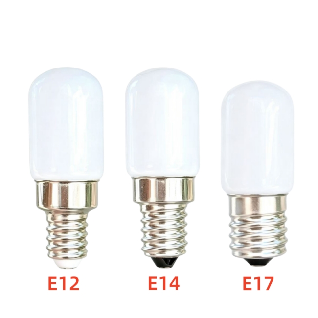 E12 E14 E17 LED Filament Refrigerator Bulb Night Light Bulb Milky Glass 110V 220V