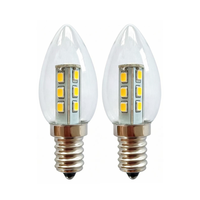 C7 Night Light Bulbs C22 E12 LED Bulb 110V 220V E12 2835 13SMD Candelabra LED Bulb for Chandelier Candle Light Decorative Nightlight
