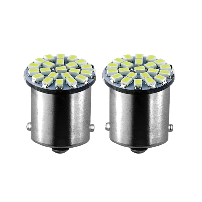 BA15S #89 2016 22SMD LED Flat Flasher Lamp 12V for Pinball Machine