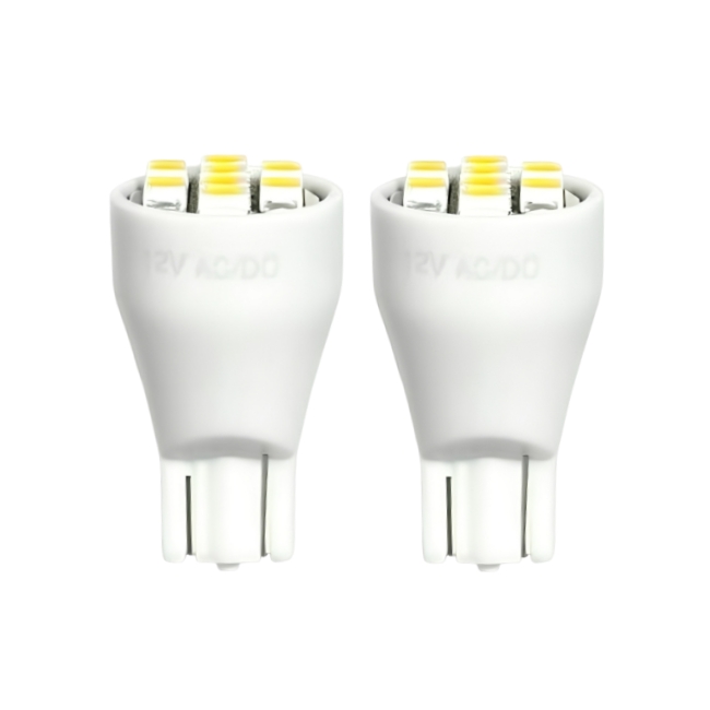 T15 #906 Wedge Base 3528 8SMD LED Flasher Lamp 12V AC/DC Pinball Game Machine LED Lamps